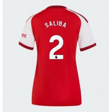 Arsenal William Saliba #2 Hemmatröja Dam 2026-27 Korta ärmar